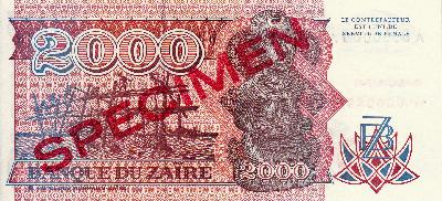 Beschrijving achterzijde: SPECIMEN